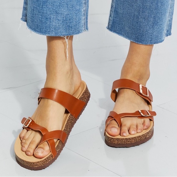 Double Strap Open Toe Sandals - Picture 5 of 5